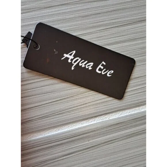 Aqua Eve Womens Plus Size 18W Hot Pink One-Piece Swimsuit Ruched V-Neck NEW Tags - Picture 2 of 12